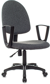 Кресло офисное CH-1300 (пластик, ткань, серый)