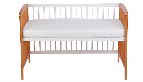 Кроватка детская Polini kids Simple 101 белый-бук