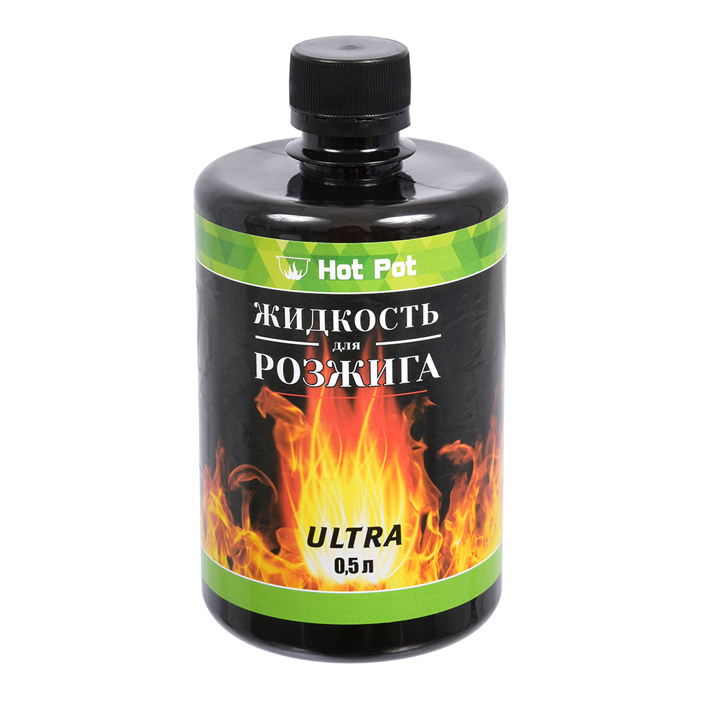 Hot Pot Жидкость для розжига 0,5 л углеводородная Ultra/24