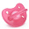 Chicco Пустышка Physio Soft 1 шт 0-6 месяцев силиконовая розовая