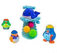 Набор игрушек для ванной Веселое купание Кит 5 предметов