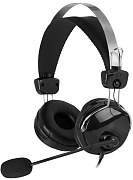Наушники A4Tech HU-7P black 2 м накладные USB