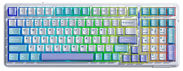 Клавиатура Aula F99 white-blue-purple gray