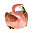 Кашпо декоративное Фламинго H25 D15 см