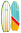 Матрас надувной для серфинга 178*69 см