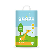 Lovular Giraffe Подгузники M 6-10 кг 62 шт/4