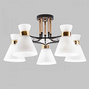 Люстра MD.5692-5-S-COFFEE+FGD черный кофе золото