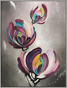 Картина Симпл Арт Лиловые тюльпаны 2 рама 5 44-006 80*110