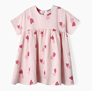 Платье детское Kaftan Сердечки 9939499 розовый