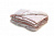 Одеяло 195*215 1 kg 0102 розовый+упаковка