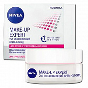 NIVEA Крем-флюид увлажняющий Make-Up Expert для сухой и чувствительной кожи 50 мл/12