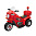 Мотоцикл на аккумуляторе 6V4AH*1 1 мотор свет звук 82*52*37 см красный