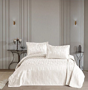 Покрывало 240*260 Efor Pique Bedspread Melisa кремовый