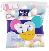 BELLA Ватные шарики цветные Cotton 100 шт/30