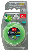 SPLAT Зубная нить Professional Бергамот  Лайм объемная 30 м/24