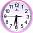 Часы настенные Perfect 5008-9 розовые