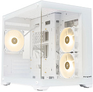 Компьютерный корпус HSPD F330-TGWH-ARGB без БП white