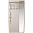 Вешалка настенная Терра с зеркалом АйвориАС-ИК-Fusion-bisguit ковка Айвори Мраморное золото АСМзл
