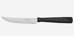 Tramontina Нож для мяса New Kolor 10 см черный 3 шт/60 