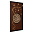 Вешалка настенная Heri-1 с ковкой Каштан-ИК-Glossy Crincle 3539 ковка Амбер бронза