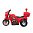 Мотоцикл на аккумуляторе 6V4AH*1 1 мотор свет звук 82*52*37 см красный
