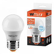 Лампа светодиодная Wolta 25W45GL7.5E27 7.5Вт 6500K E27