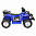 Электроквадроцикл Pituso 5258 6V/4.5Ah*1,20W*1 колеса пластик MP3 свет музыка 78*50*47 см синий