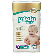 Подгузники Predo Baby №3 4-9 кг 44 шт
