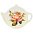 Корейская роза Подставка под чайные пакетики 12*9.5*1.5 см/144