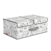 Valiant Vintage Grey Короб стеллажный 2 секции 50*30*20 см/10