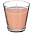 Ароматическая свеча в стакане Ваниль и апельсин 8,5*9 см