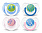 Avent Пустышка классическая ортодонтическая силиконовая 6-18 месяцев 2 шт розовый голубой SCF195/04