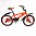 Велосипед двухколесный Dk Bike 20 красный
