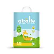 Lovular Giraffe Подгузники S 3-8 кг 72 шт/4