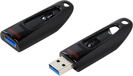 Флеш диск Sandisk 128Gb Ultra SDCZ48-128G-U46 USB3.0 Black