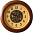 Часы настенные ДС-ББ28-168 Хохлома