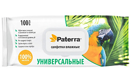 PATERRA Салфетки влажные универсальные 100 шт/14