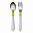 Набор столовых приборов spoon fork baby cutlery set 72 шт/12 шт