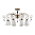 Люстра 0332CL-8GD