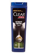 CLEAR Шампунь мужской 2 в 1 Ultimate Control 400 мл/12