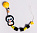 Игрушка-держатель для пустышки Тренд Пингвин из дерева