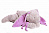 Кролик 45 см серый фиолетовый