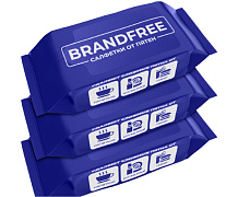 BRANDFREE Набор влажных салфеток для удаления пятен 3 шт/18