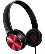 Наушники Pioneer SE-MJ532-R 1.2м Red/Black проводные