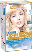 EXCELLENCE Краска для волос 03 Супер-осветляющий русый пепельный/6