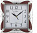 Часы настенные La Minor 5858 темно-коричневый