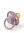 Соска-пустышка латексная 12-24 violet