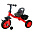Велосипед 3 колесный Super trike 10 и 8 дюймов Eva красный