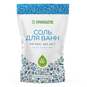 SYNERGETIC Соль для ванн 1 кг/6