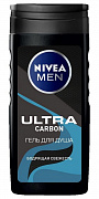 NIVEA Гель для душа Men Ultra Carbon 250 мл/12